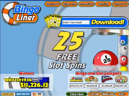 Bingo Liner - Play virtual reality bingo. It's real life bingo!